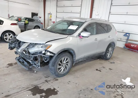 2015 Nissan Rogue Sl z USA, uszkodzony, nr VIN 5N1AT2MVXFC780251